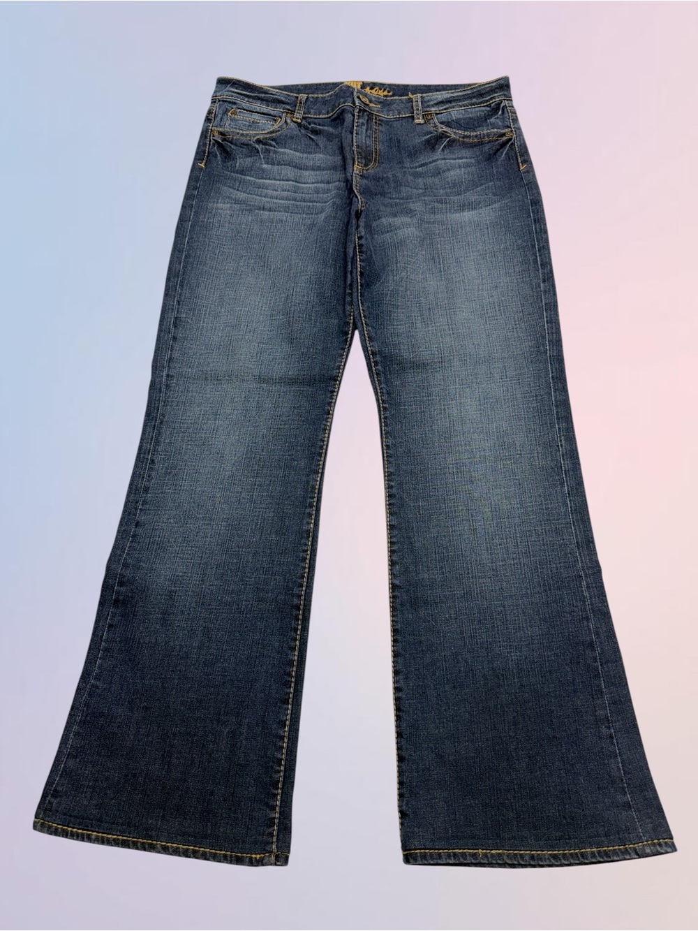 KUT Women’s 16 Long Bootcut Blue Jeans